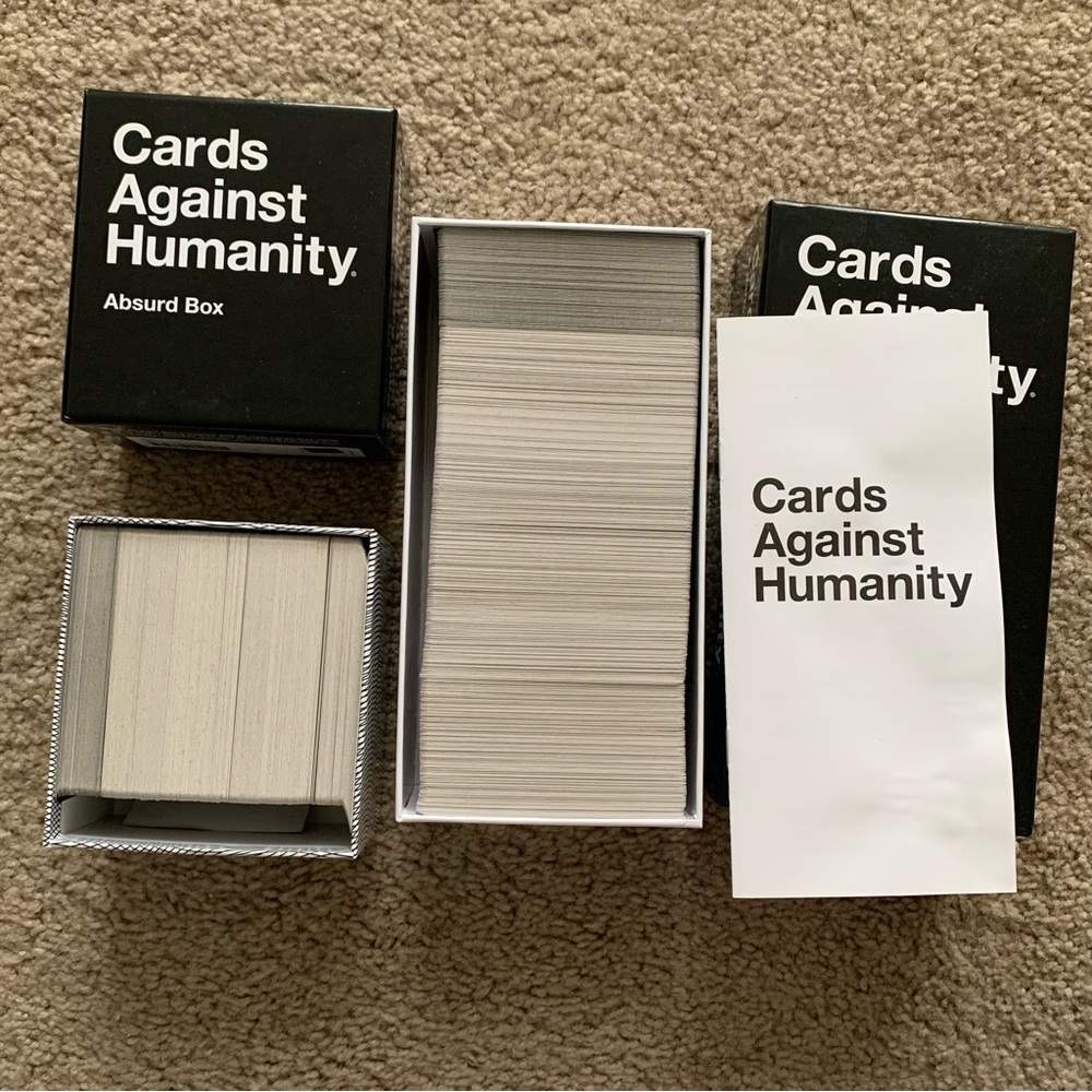 Absurd Box Card Game - Black and White